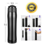 Load image into Gallery viewer, Portable French Press Coffee and Tea Maker (12oz/350ml) - Black
