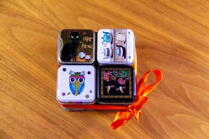 Gift Set/Starter Pack | 4 25g Tins of Flavoured Loose Tea |