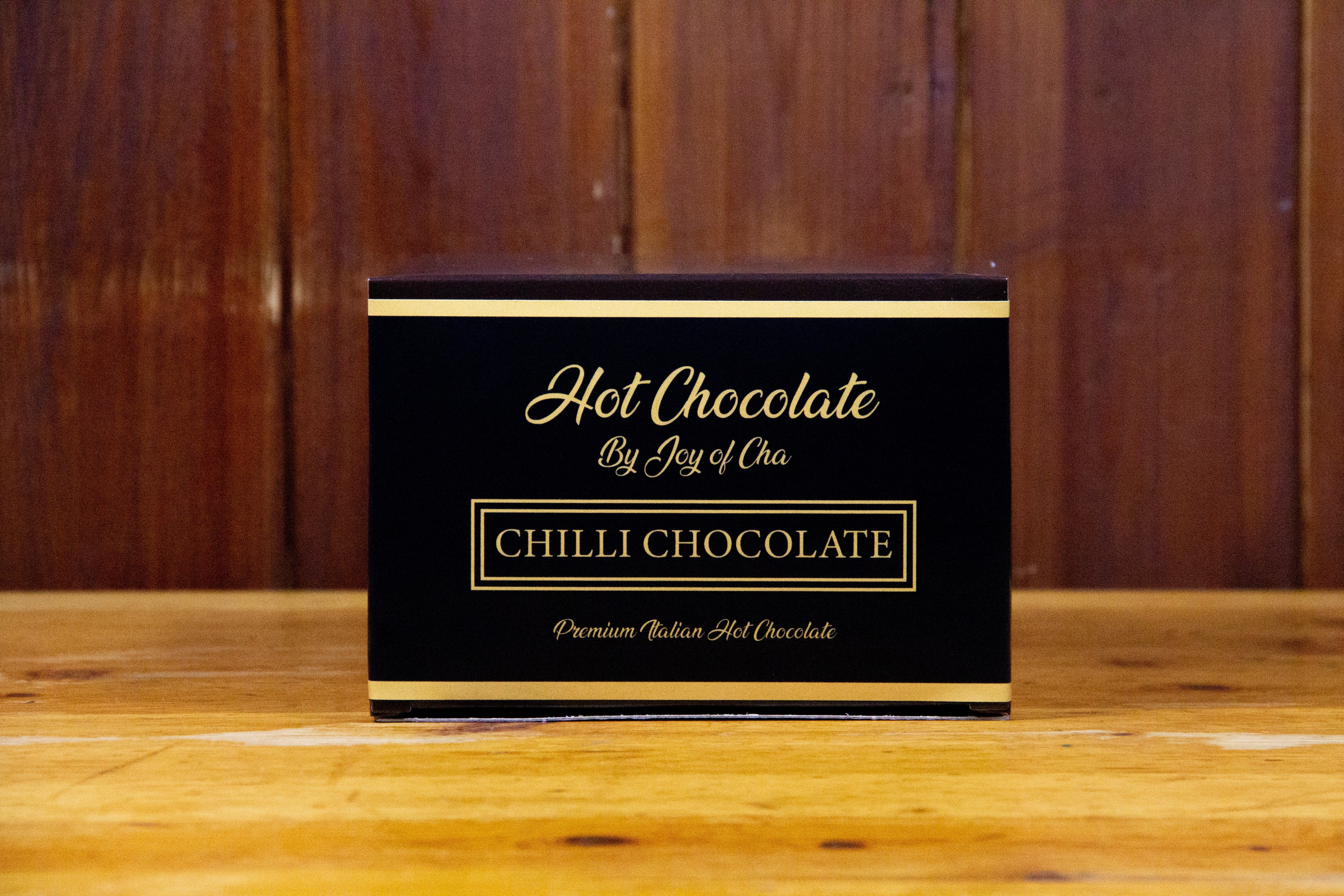 Chilli Flavoured Italian Hot Chocolate by Joy of Cha - Box of 15