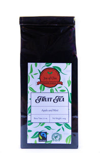 Sparkling Apple-Mint Lime Tea