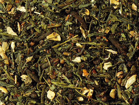Green Spicy Chai, Cardamom/Cinnamon